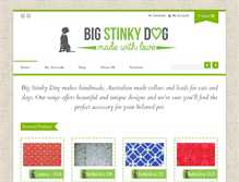 Tablet Screenshot of bigstinkydog.com